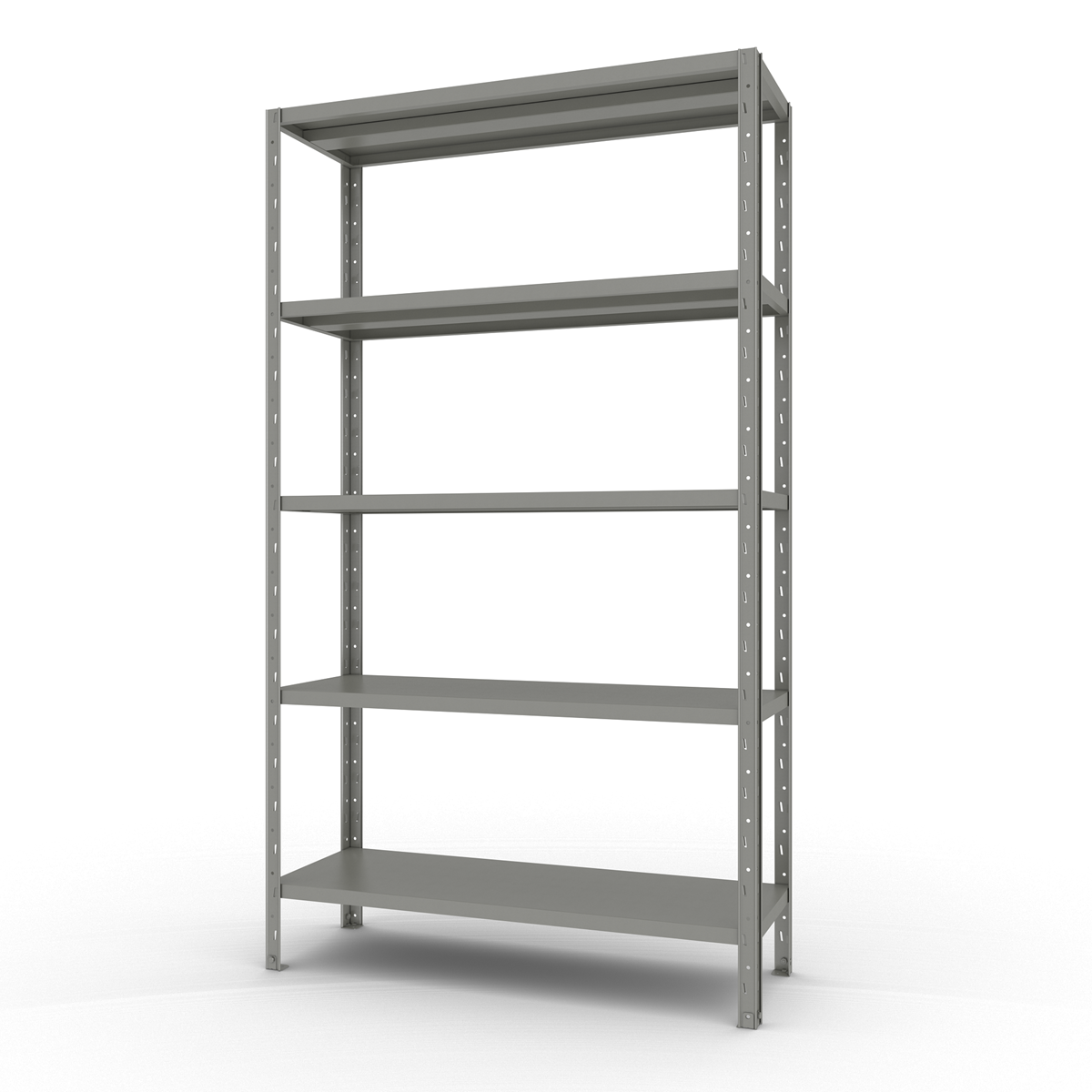 Стелаж поличковий металевий FORSTOR Start 2000х1000х400 мм 5 полиць фарбований